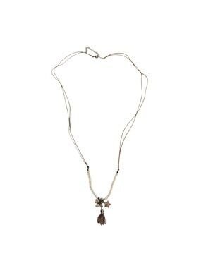 Lauren Conrad beaded Tassel necklace